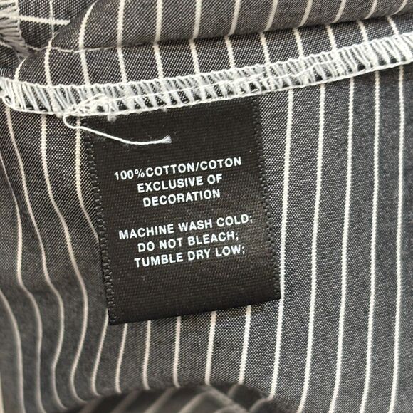 Lafayette 148 Women Long Sleeve Button Shirt Top Blouse Size 12 Stripes D054 -9 - Picture 7 of 15